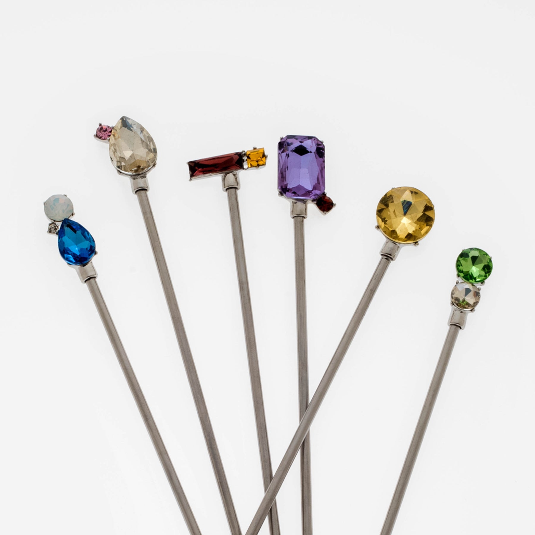 Jeweled swizzle sticks