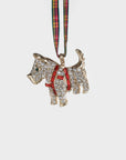 Scottie dog hanging ornament