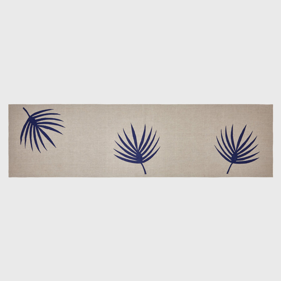 Palm frond table runner