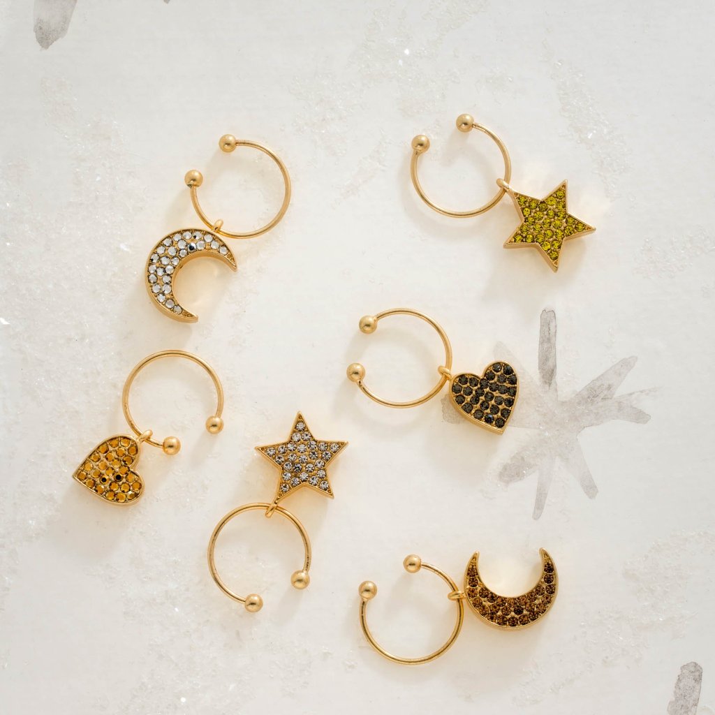 Celestial wine charms