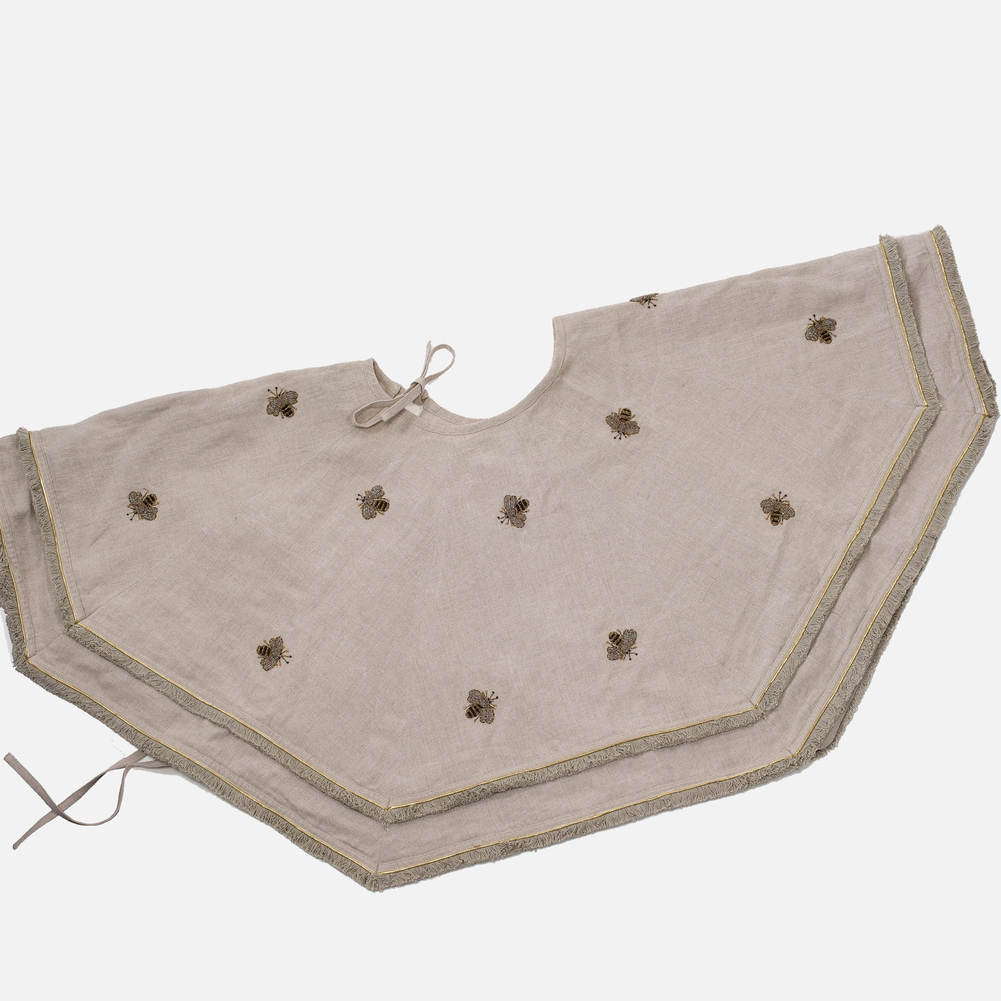 Stripey bee tree skirt