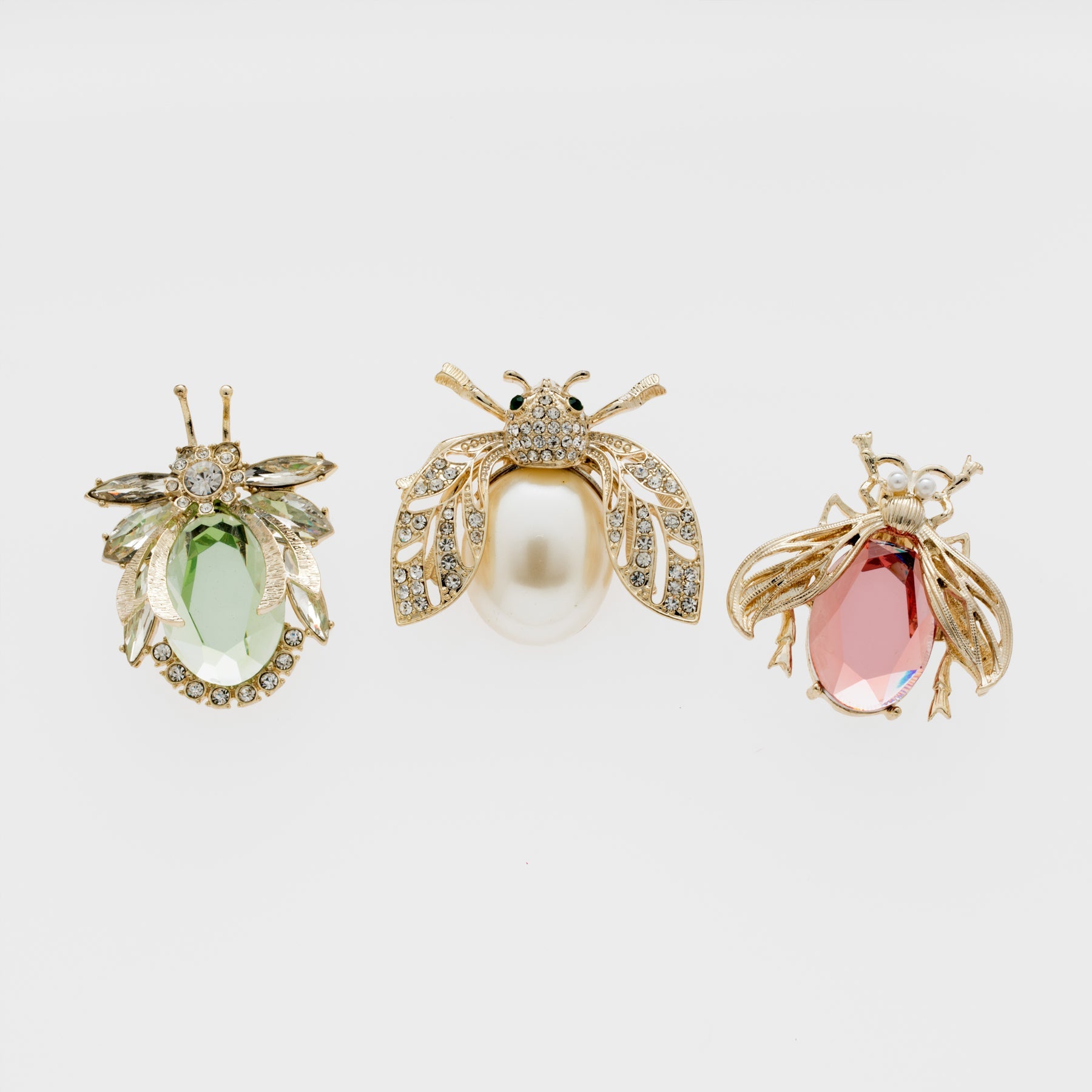 Classic sparkle clip set, pastel