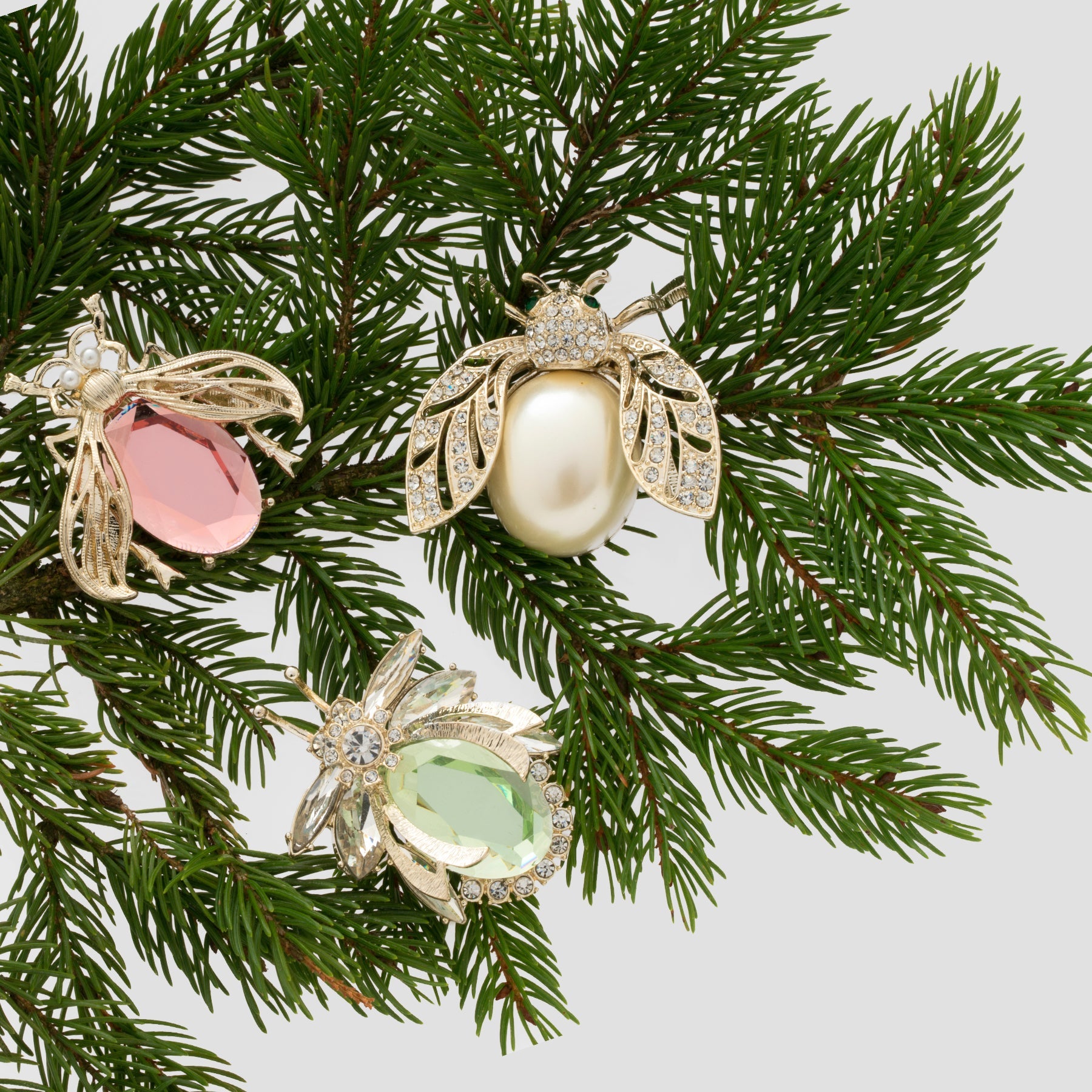 Classic sparkle clip set, pastel