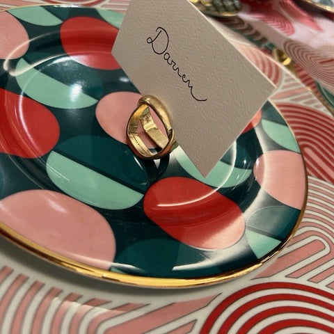 Knot placecard holders, set of eight