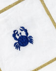 Crab cocktail napkins