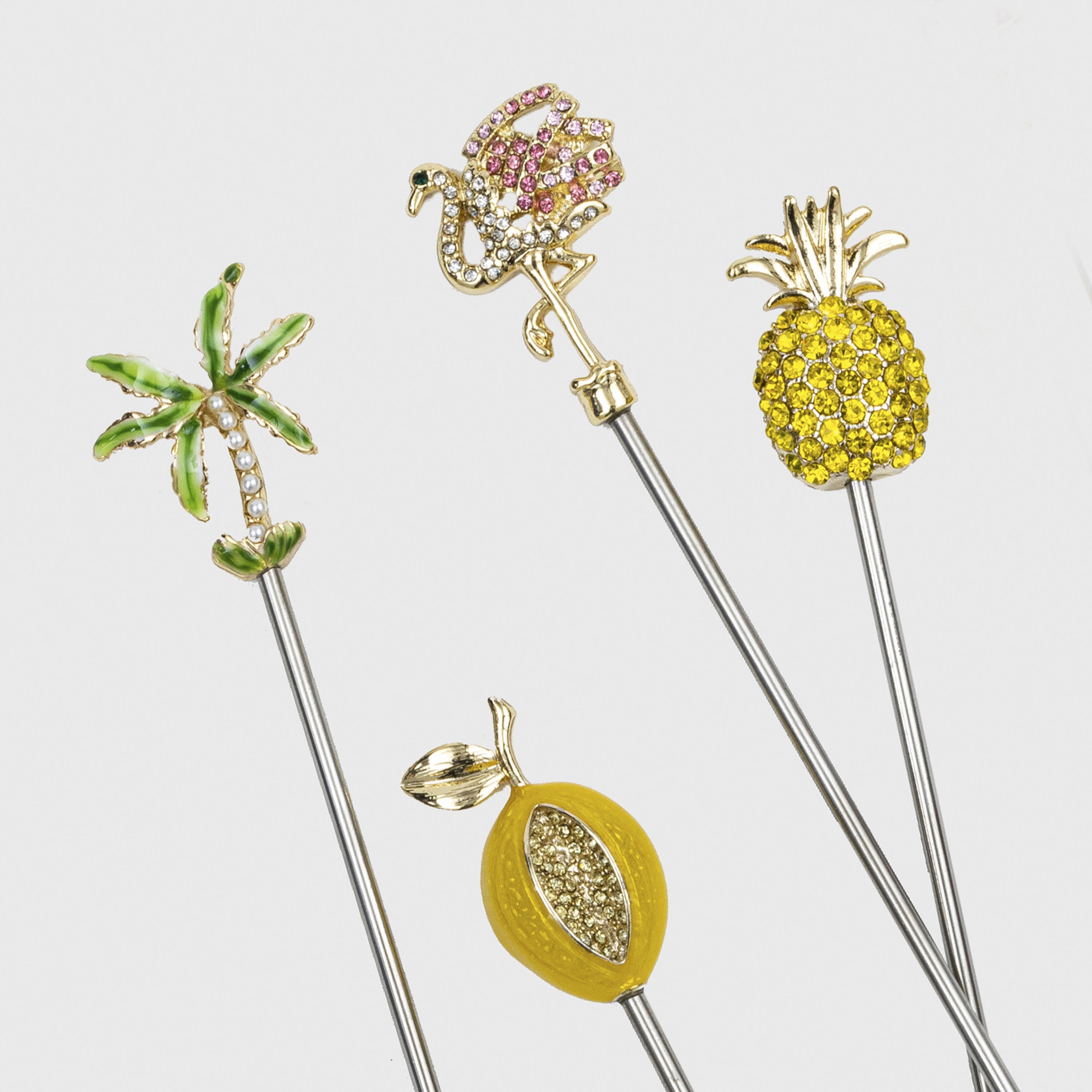 Tropical cocktail picks