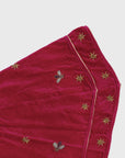 Sparkle bee tree skirt, berry pink