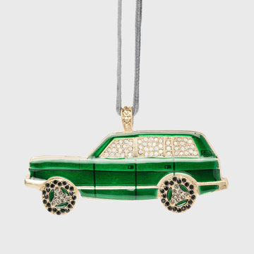 Holiday truck hanging ornament