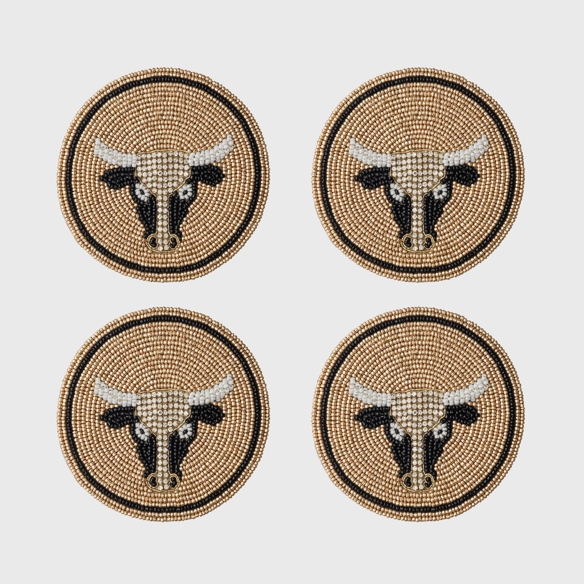 Taurus coasters, set of four