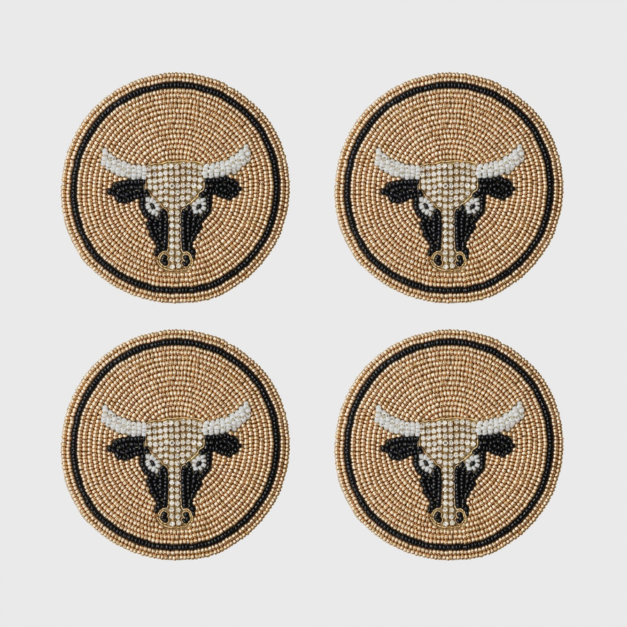 Taurus coasters, set of four