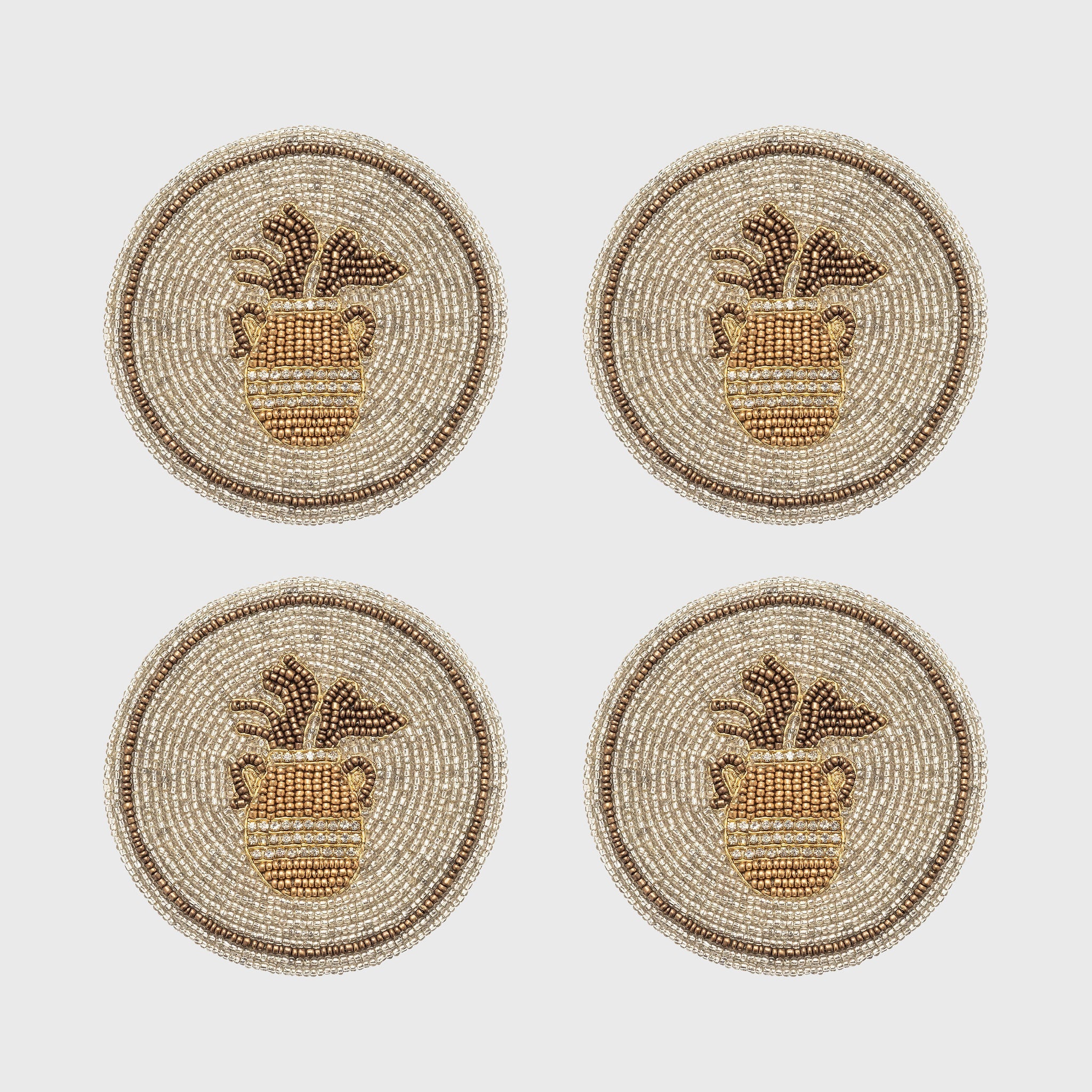 Aquarius coasters, set of four