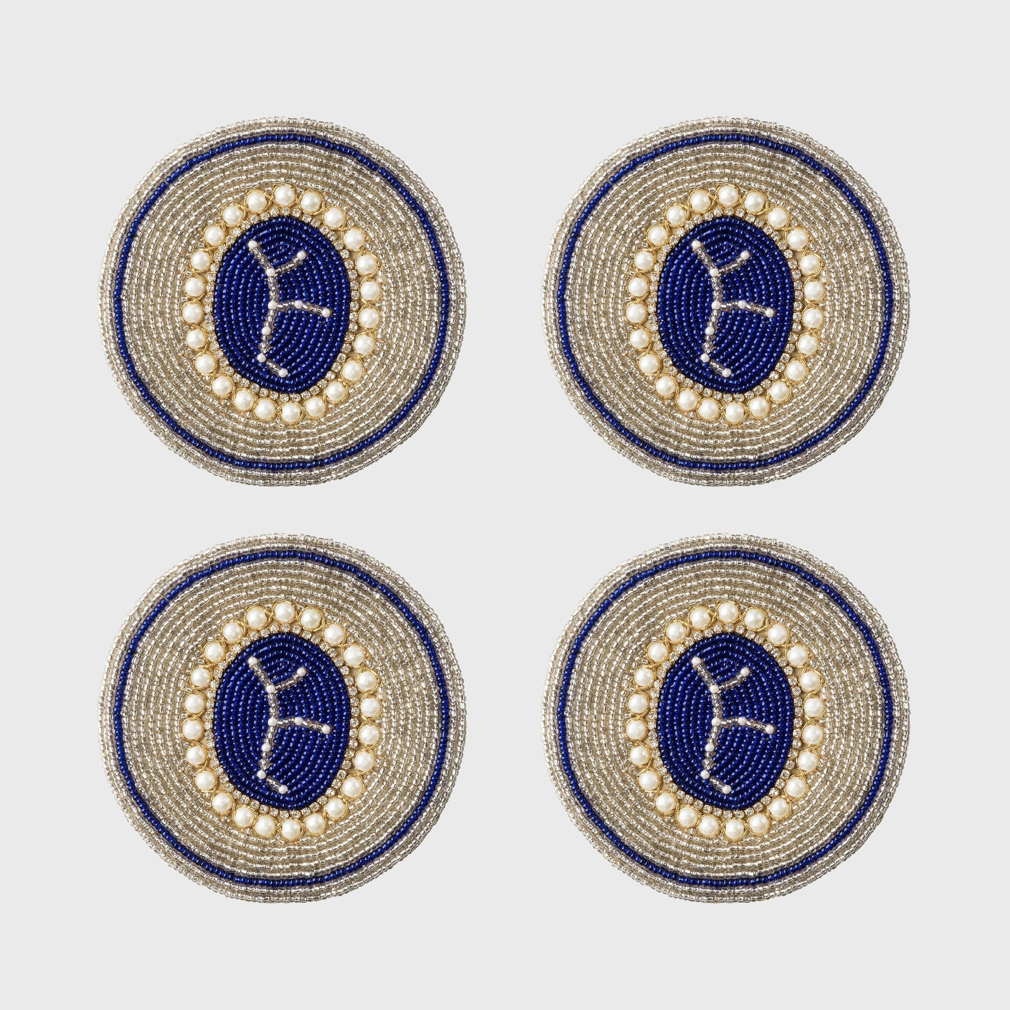 Virgo coasters, set of four
