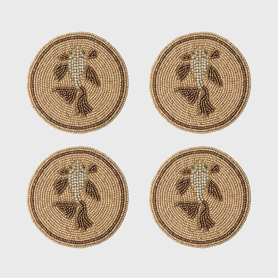 Pisces coasters, set of four