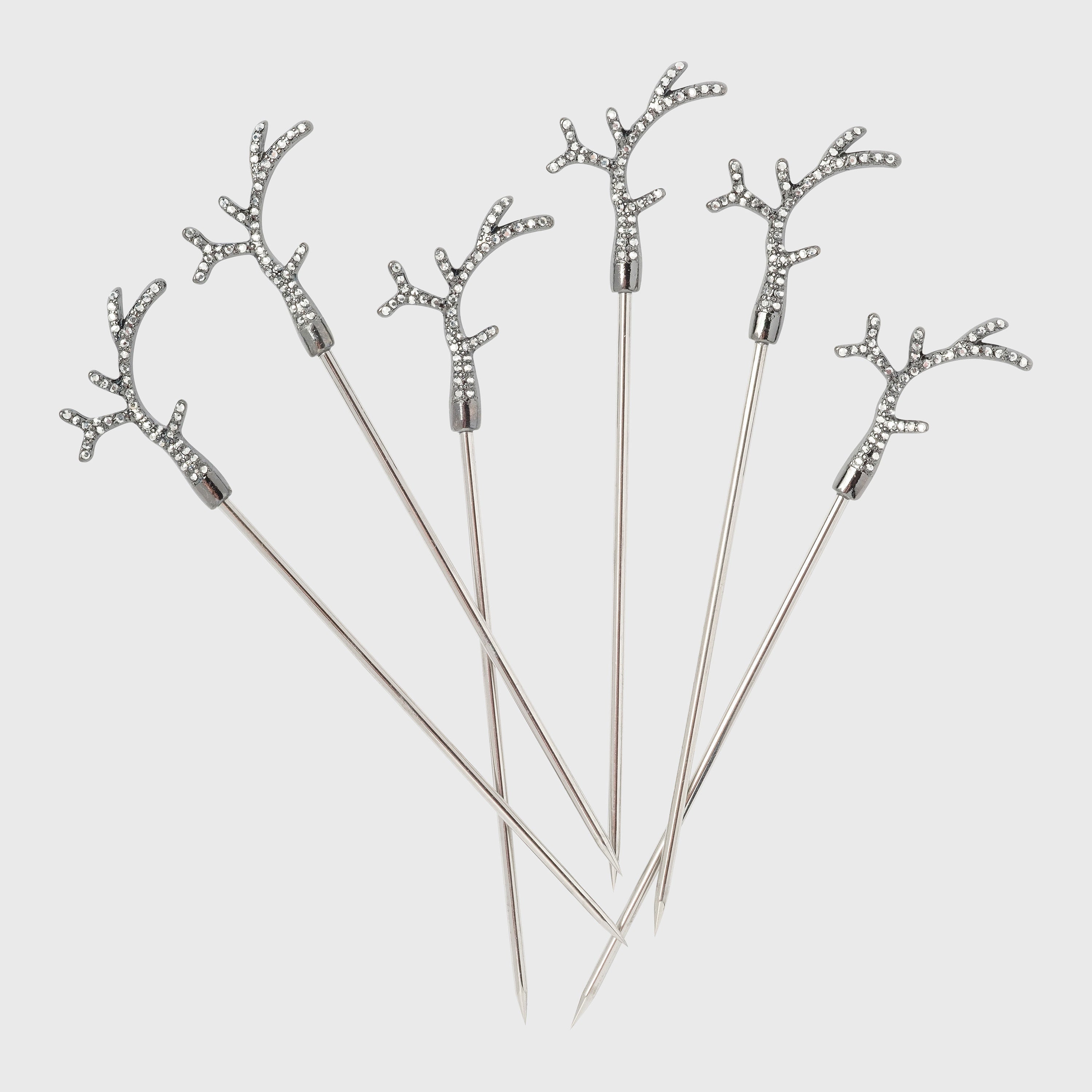 Antler cocktail picks