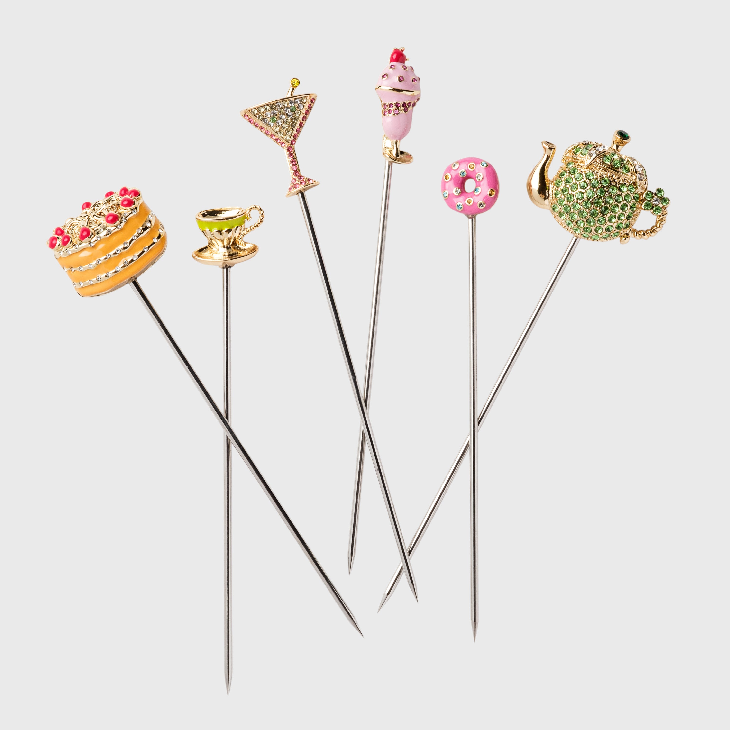 Garden party cocktail picks