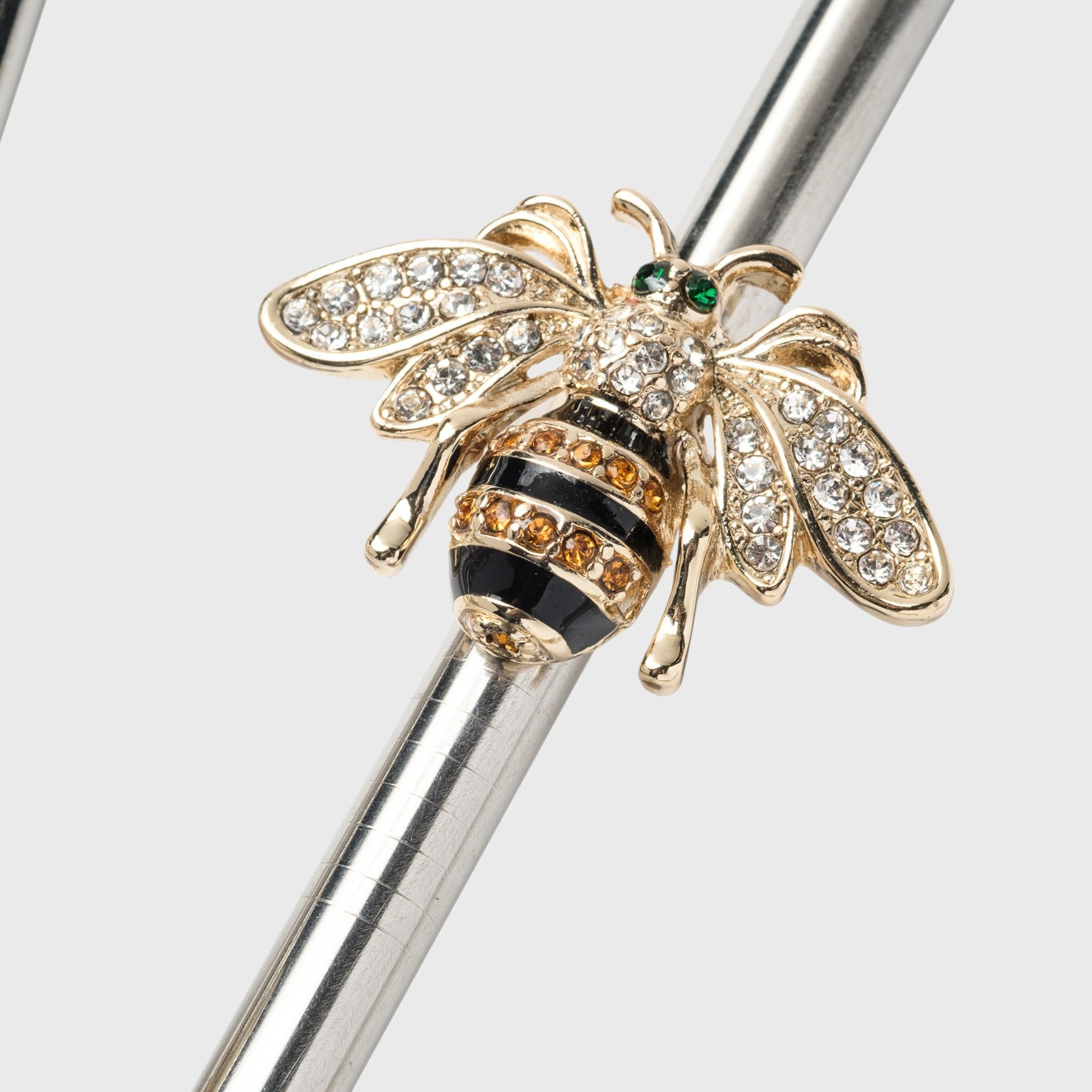 Lucky charm metal cocktail straws