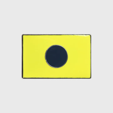 Nautical flag napkin rings, yellow, set of four