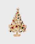 Jolly Christmas tree skinny napkin rings, set of four