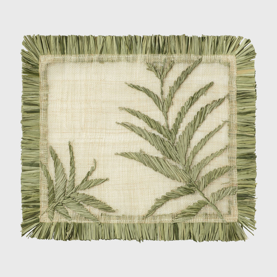 Straw frond placemat, set of four