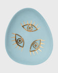 Evil eye porcelain ring dish