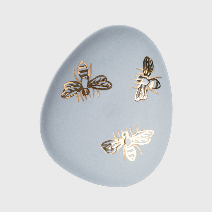 Bee porcelain ring dish