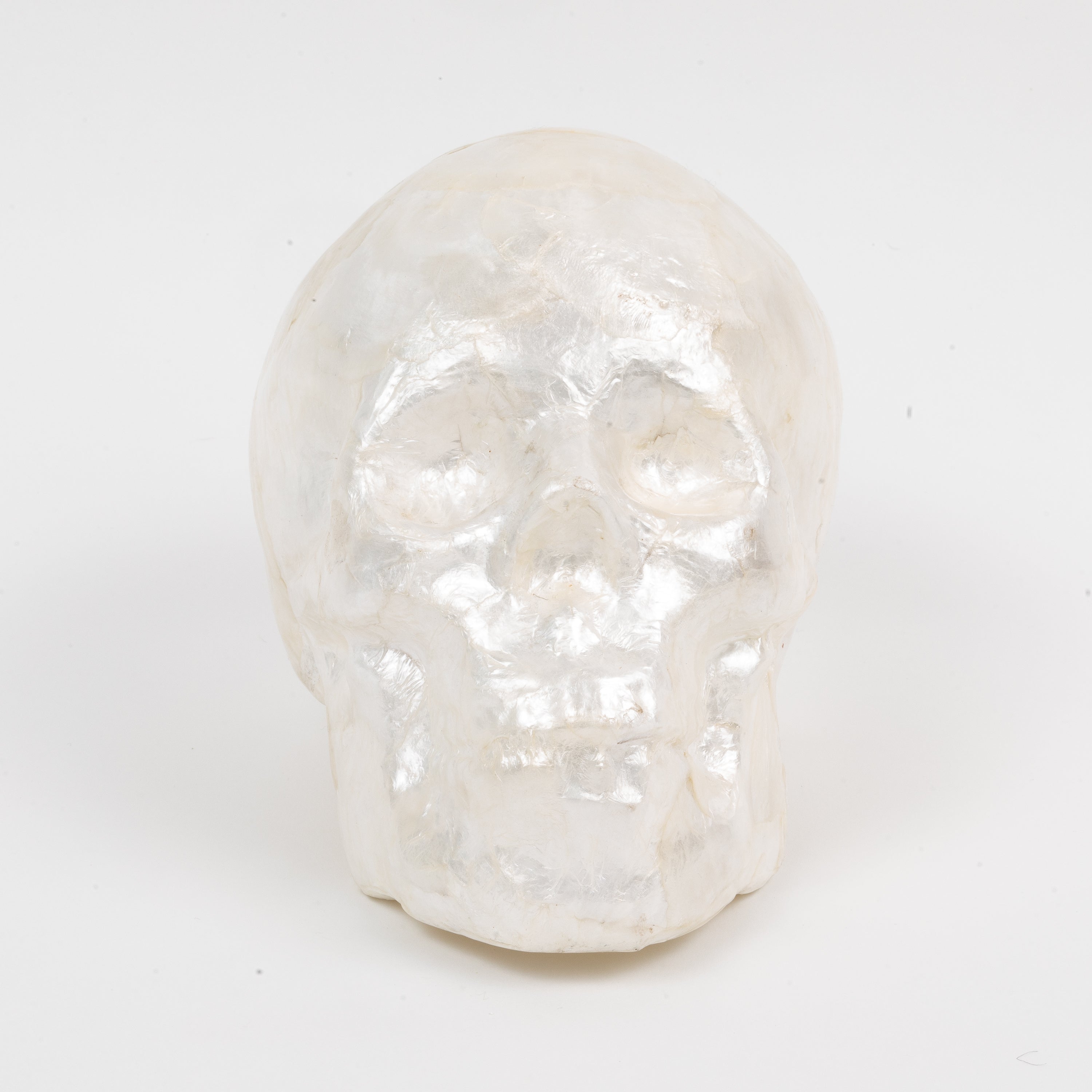 Capiz skull, pearl