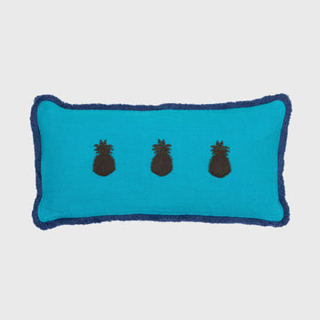 Pineapple pillow, turquoise
