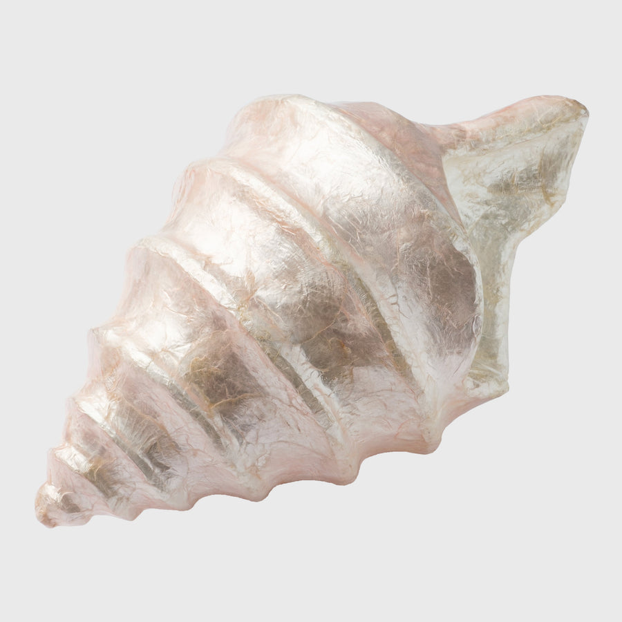Capiz shell decorative object