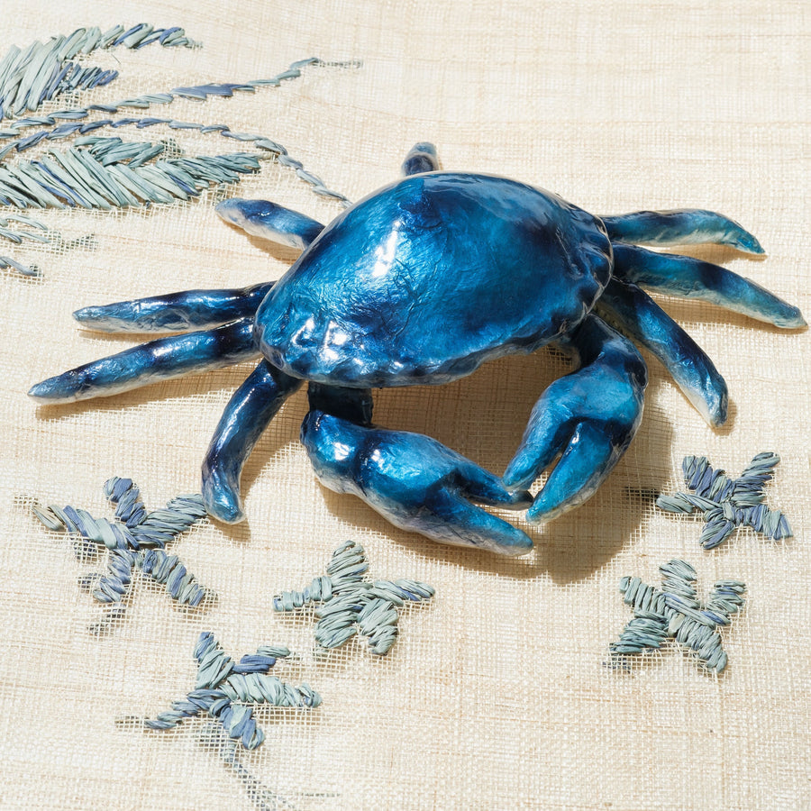 Capiz crab decorative object