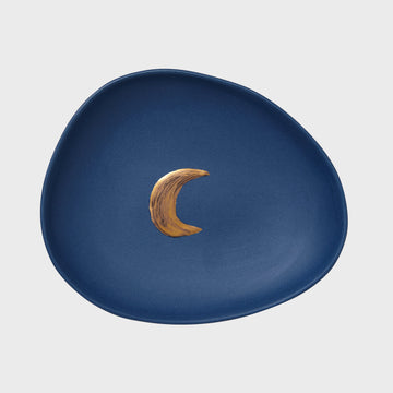 Moon porcelain ring dish