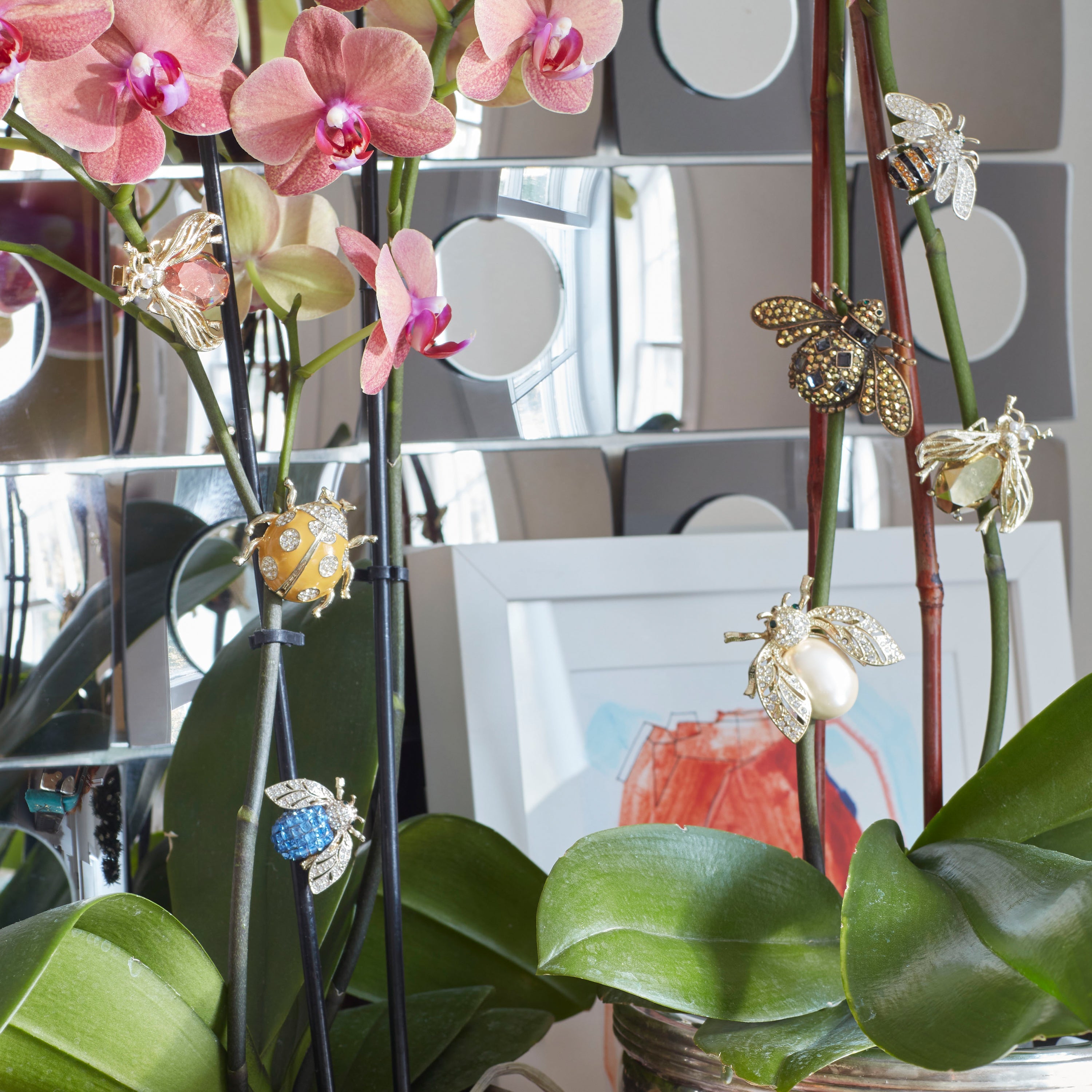 Classic sparkle clip set