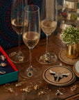 Zodiac wine charm gift set