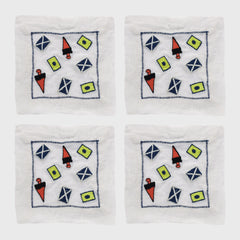 Nautical cocktail napkins