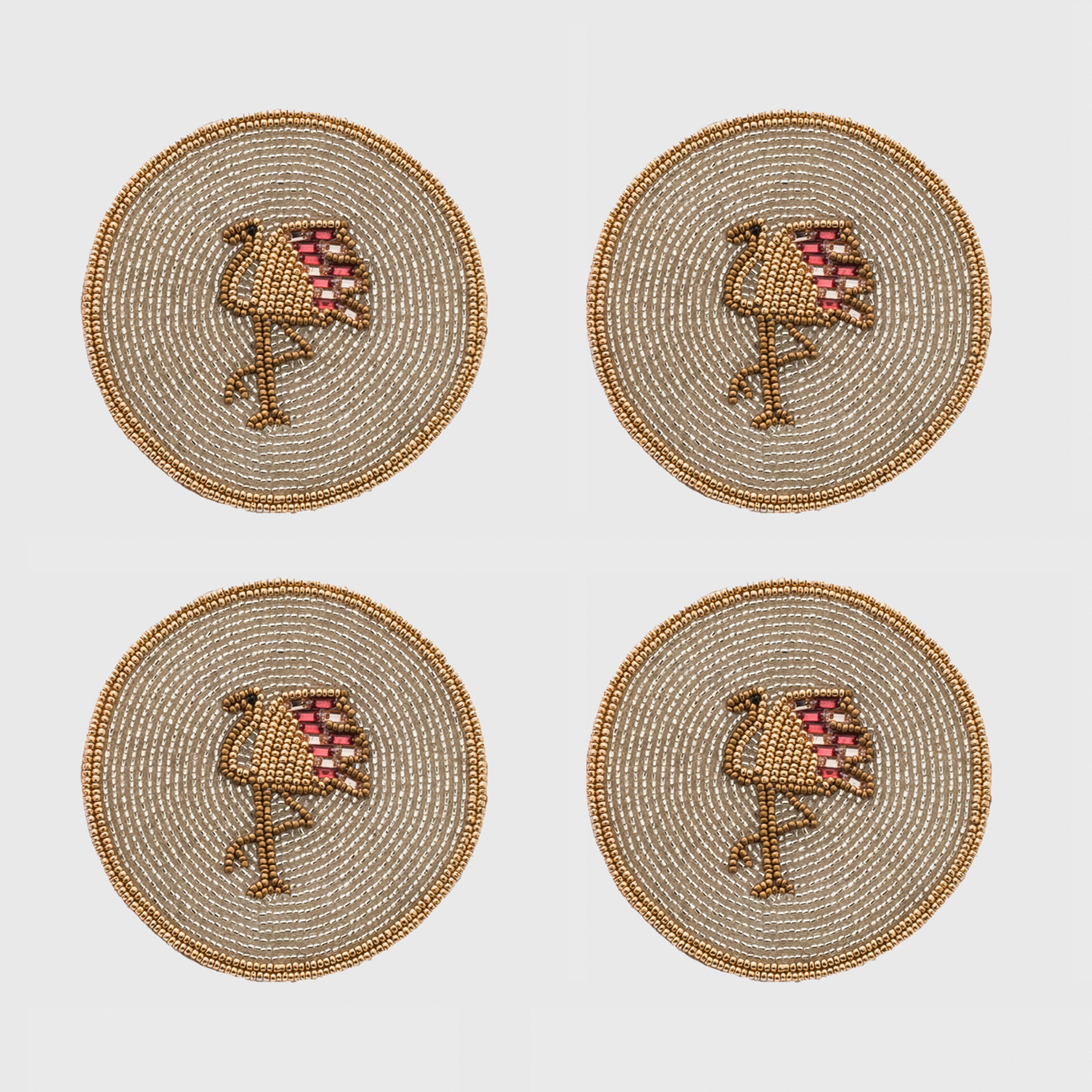 Flamingo coasters