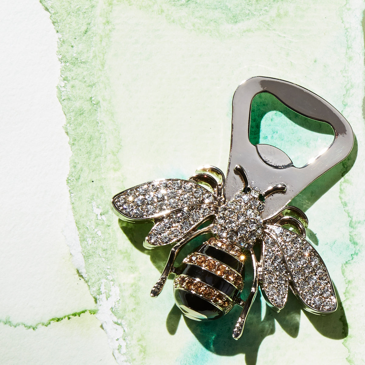 Stripey bee bottle opener