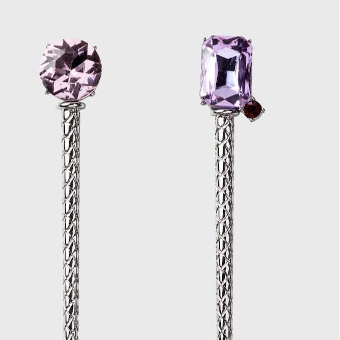 Jeweled hairpins, pastel