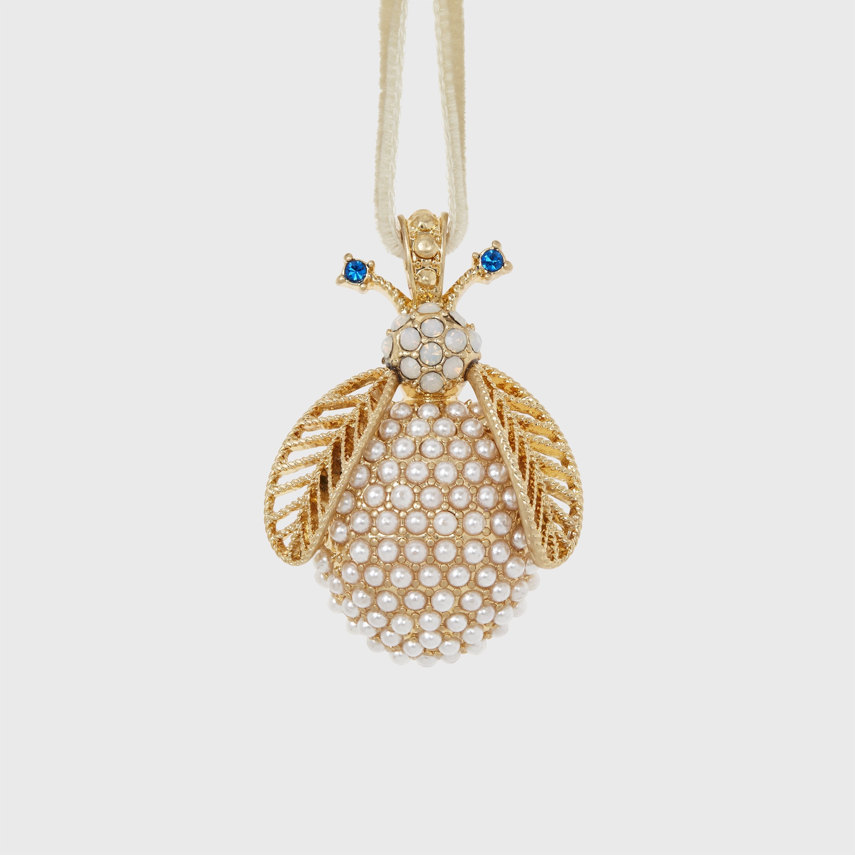 Pearl bug hanging ornament