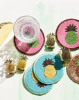 Pineapple coasters