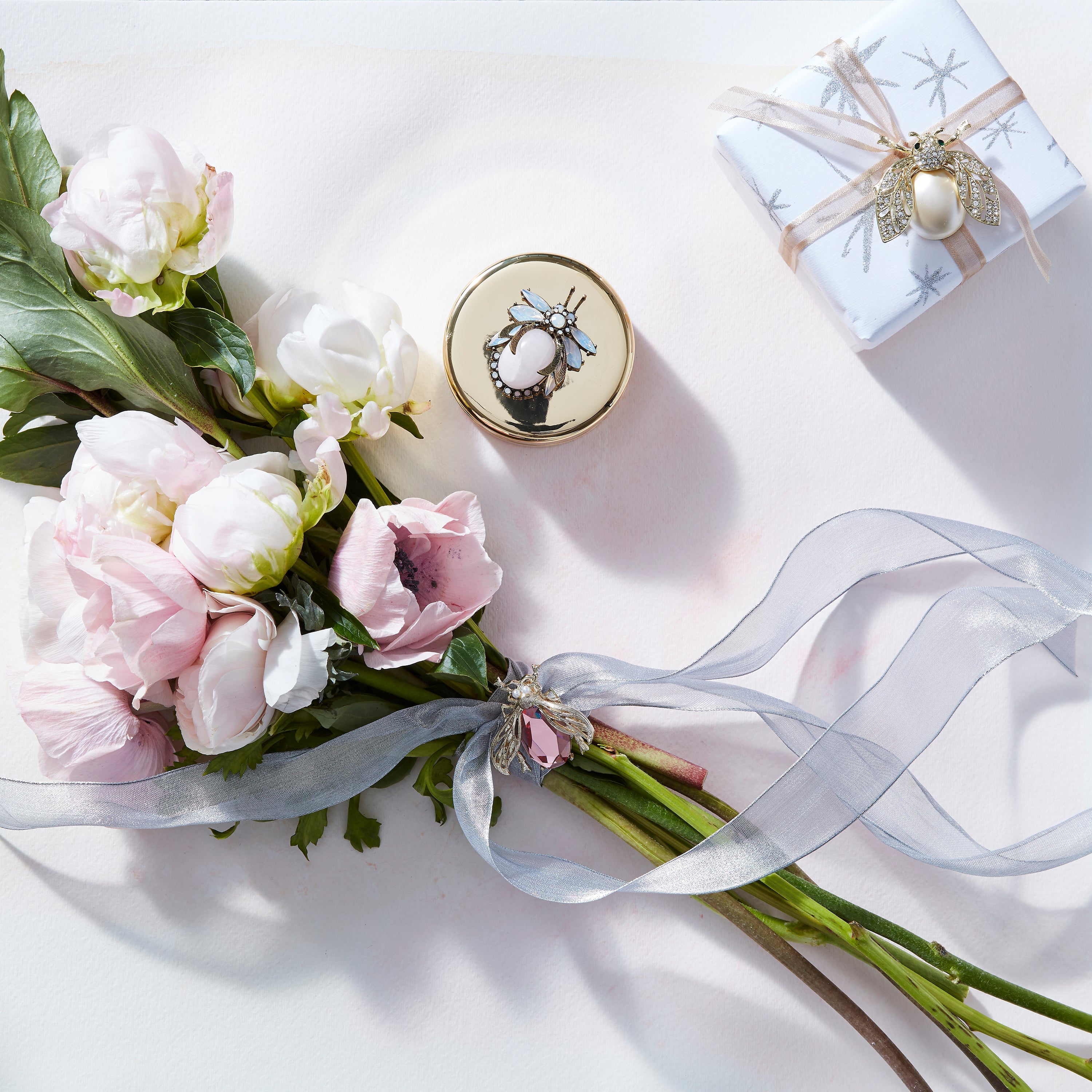 Classic sparkle clip set, pastel