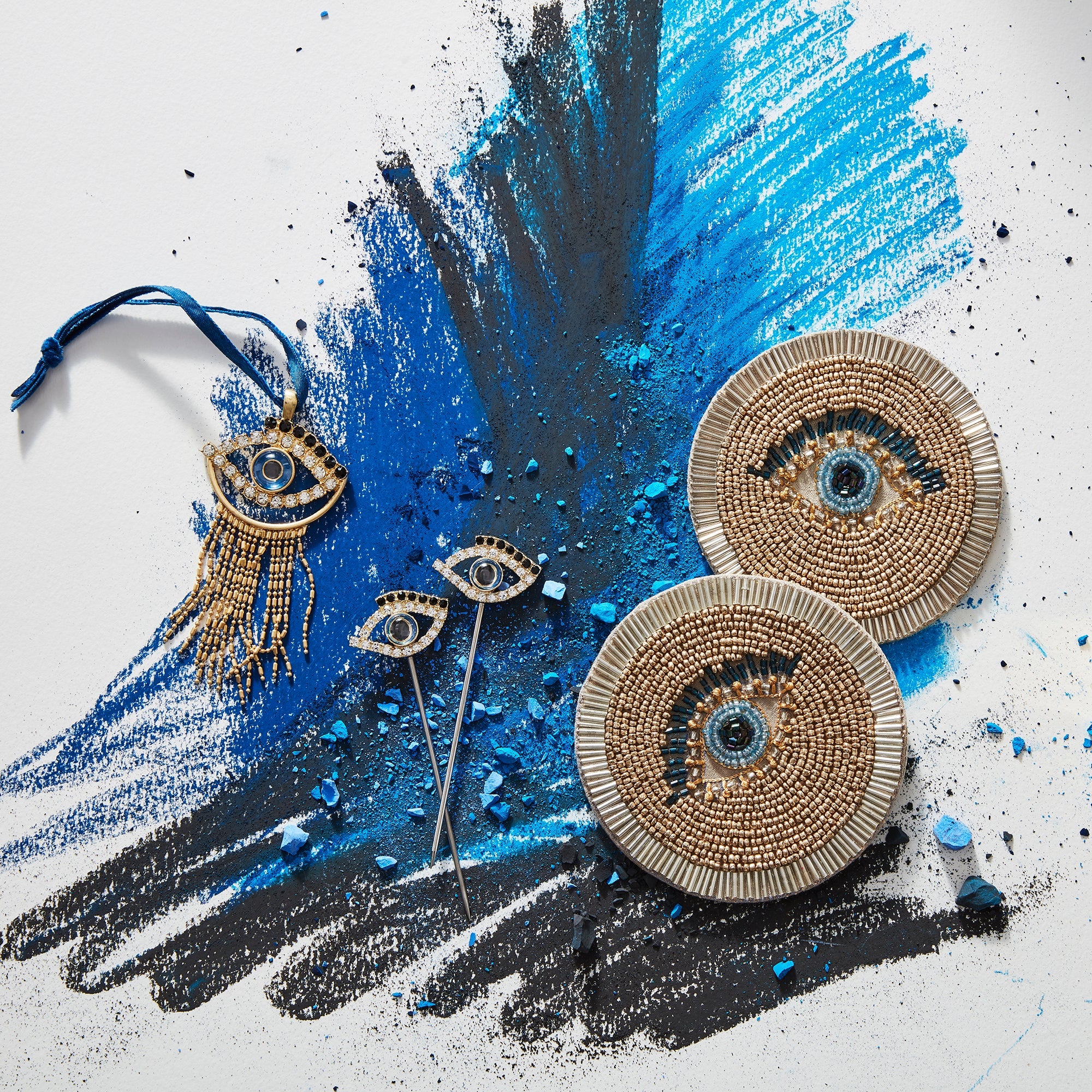 Evil eye hanging ornament