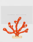 Coral placecard holders, coral, set of two